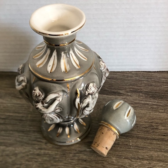 Vtg ELPA Alcobaca Hand Painted Perfume Bottle - Picture 8 of 14